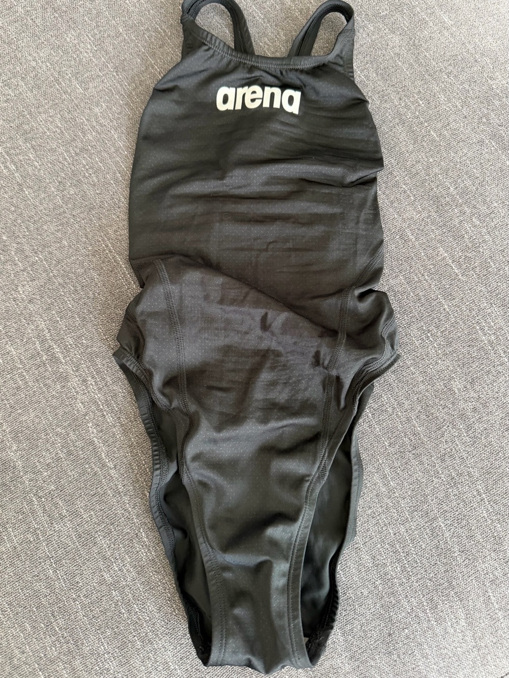 Arena Black Girls' One-Piece Swim Size S - Solid Black